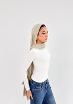 Round Neck Long Sleeve Basic Top