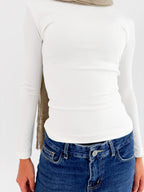 Round Neck Long Sleeve Basic Top