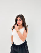 Square Neck Basic Tank Top - Full Double Layer